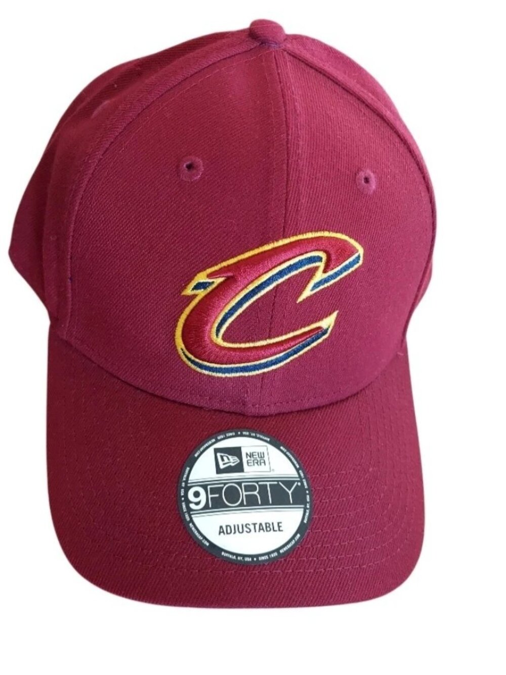 Cleveland Cavaliers Hat New Era 9 Forty Adjustable Strapback Cap OSFA One Size